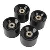 4PCS Skateboard Wheels High Elasticity PU 60x45mm Longboard Roller Wheel with Bearings