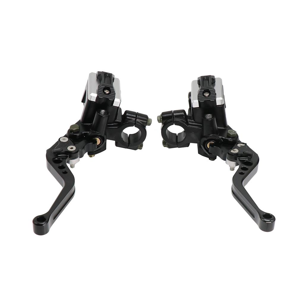 

ZSDTRP Motorcycle Master Cylinder Lever Hydraulic Brake Pump Clutch Handle Handlebar Reservoir Set Universal For 7/8 22mm Moto чорний