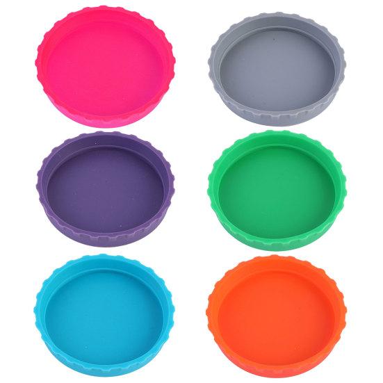Silicone Soda Can Cover Lids Food Grade Vibrant Color Leakproof Universal Fit BPA Free Can Covers Beverage Can Lids
