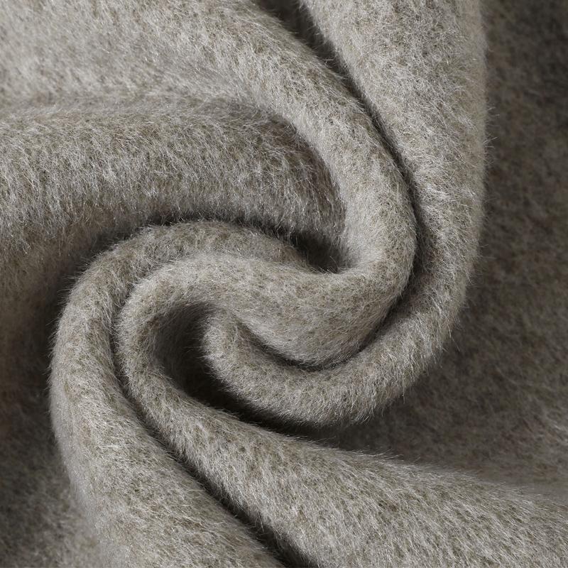 Middle Age Women's Wool & Blends Coats Plus Size Autumn Outerwears Elegant Loose Lady Jackets