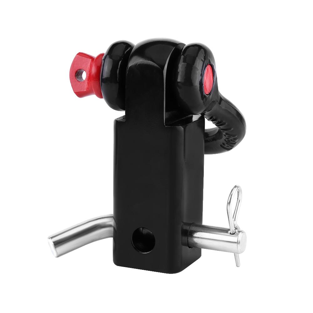 Anhängerkupplung Anhängerkupplung Empfänger Anhängerkupplung 4WD Off Road Recovery 5 Tonnen Kit Bogen Schäkel Rot AU