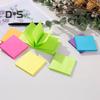 Sticky Notes Set 8 Colors Heart Square Shapes Removable Clean Smooth Writing Sticky Notes Home Office School Supplies