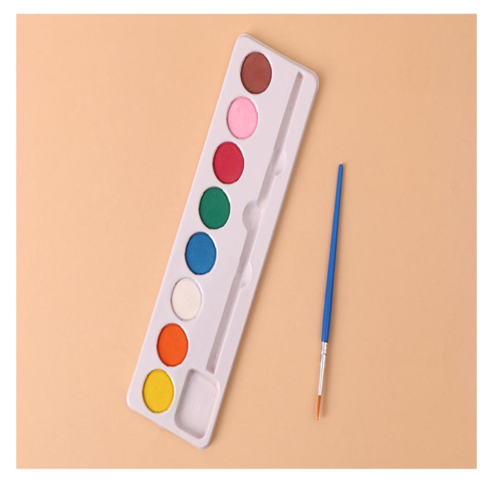 Solid Watercolor Paint Portable Watercolor Paint Set Painting Box Set Transparent Mini Portable Watercolor Set For Diy Painting
