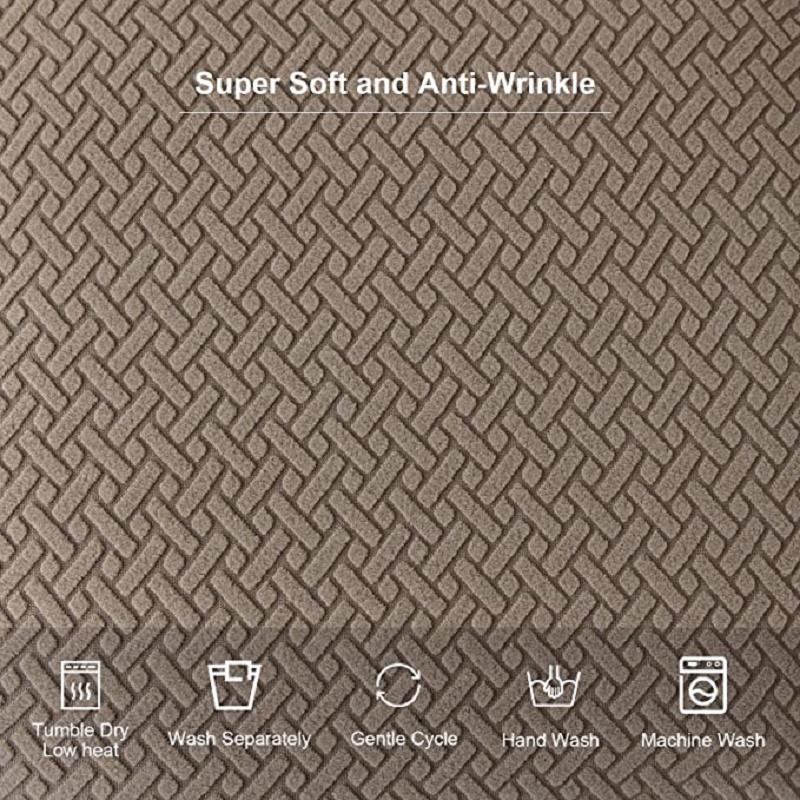 Husă elastică pentru scaune de sufragerie Husă pentru scaun Jacquard Poliester gros Protecție pentru mobilier pentru scaune de bucătărie