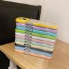 Magnetic stripe 2-in-1 suitable for iPhone17Pro max Apple 16 mobile phone case 15/14 simple candy color
