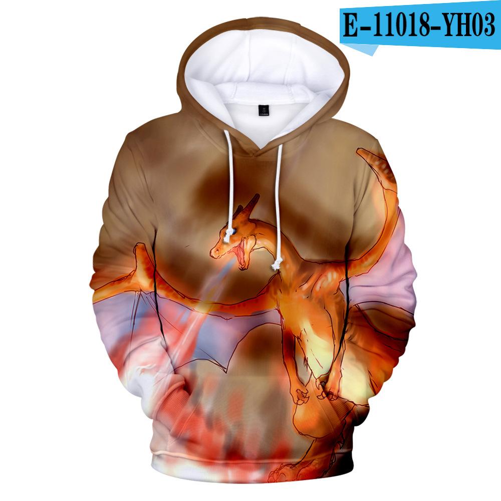 

Детская толстовка с капюшоном Pokémon Pikachu, повседневная одежда, лучший подарок, осенняя мода, новинка, 2024 140