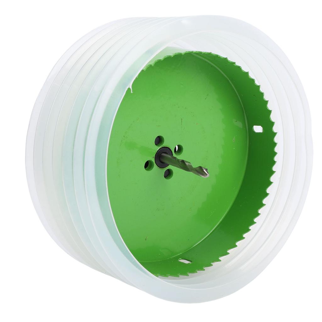 Recessed Light Hole Saw 6 Inch Bi Metal Hole Cutter with Dust Bowl for Wood Plywood Plastic Gypsum Board