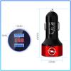 Car Charger 2 USB Ports Fast Charging Digital Display Car Accessories For Opel Astra H G Corsa Insignia Astra Antara Meriva Zafira Interior