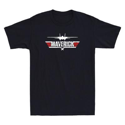 Pánské tričko inspirované logem letadla Maverick #039;s Tričko Letadlo Akce Dárek Tričko Unisex Tričko