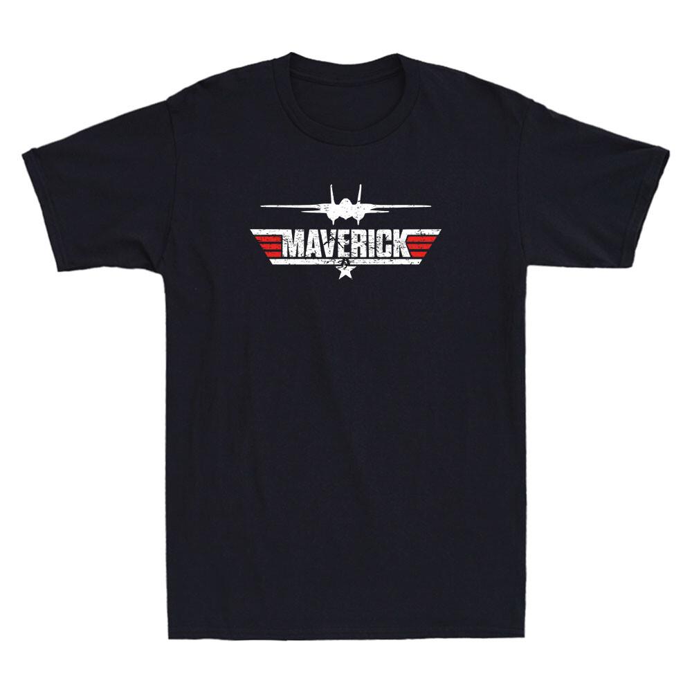 

Maverick Plane Logo Inspired Men#039;s TShirt Plane Action Gift Tee Unisex T-Shirt M