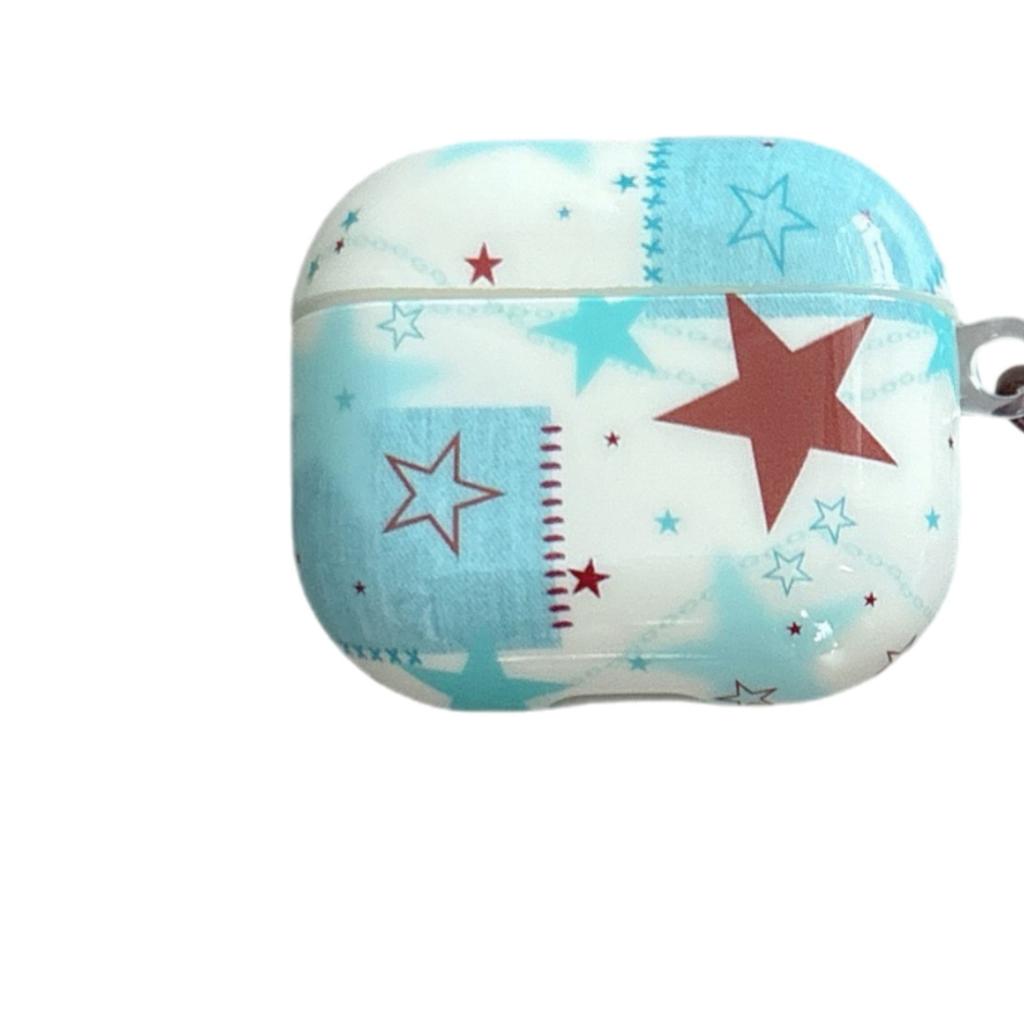 Korean Plaid Star for AirPods 1 /1 Protective Case Pro1 Wireless Bluetooth 1/1 Generation Earphone Case