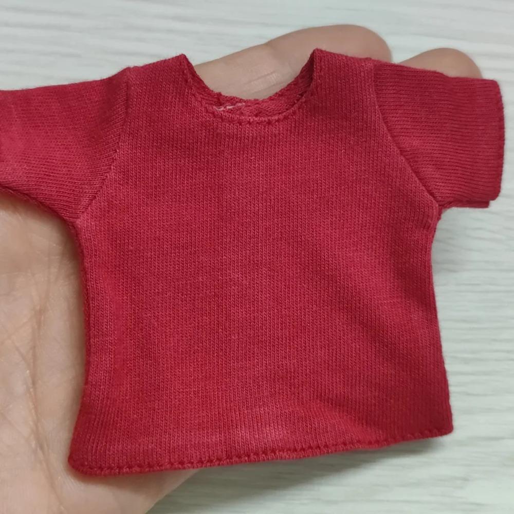 1 SZTUKA T-shirt dla lalki 1/6 dla blyth Codzienne ubrania koszulki barbi dla Licca, Azone, kurhn Akcesoria do koszulek dla lalek