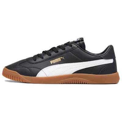 Club 5v5 Unisex Black White Gold Sneakers 389406-05
