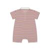 Kangol Kids Coolmax Pique Stripe Romper Brown Sb 0d08