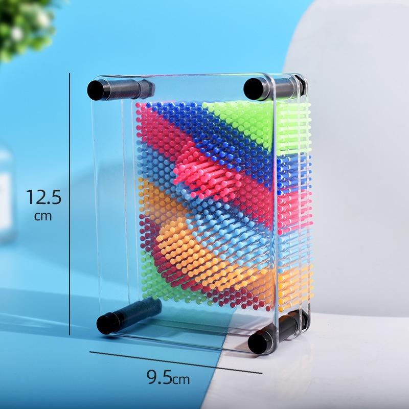 3D Клон Форма Пин Арт Shoumo Разноцветные Иглы Ребенок Получить Модель Ладони Лица Клон Пинарт Домашний Декор Стола Украшения Веселая Игра Other