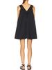 2026 European V-Neck Sleeveless Lace Patchwork Pleated Dress for Women
