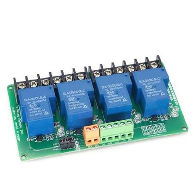 5V/12V/24V 4-Kanal Relaismodul mit Optokoppler-Isolation für SPS-Automatisierungsgeräte-Steuerung Industrielle Steuerung