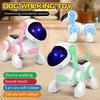 Intelligent interactive robot dog - simulates walking, emits light, makes sound and plays music (without battery)