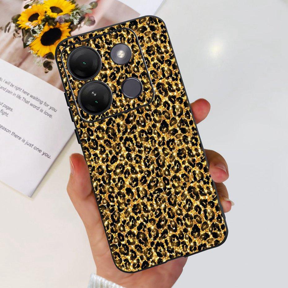 Case For Infinix Smart 7 HD Cute Flower Cat Pattern Soft Silicon TPU Phone Bumper For Infinix Smart 7HD X6516 Back Cover