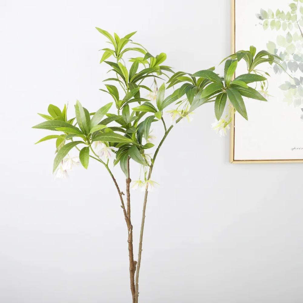 Green Simulation Ficus Plant Chinese Style Fake Plants  Outdoor Decor
