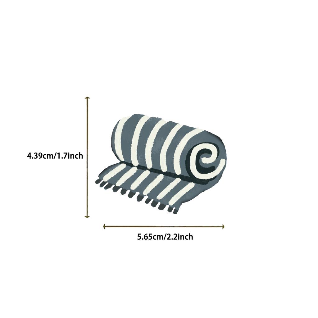 50pcs Boat Beach Pool Day Stickers Colorful Graffiti Cell Phone Notebook Cup Luggage Decoration Waterproof Stickers