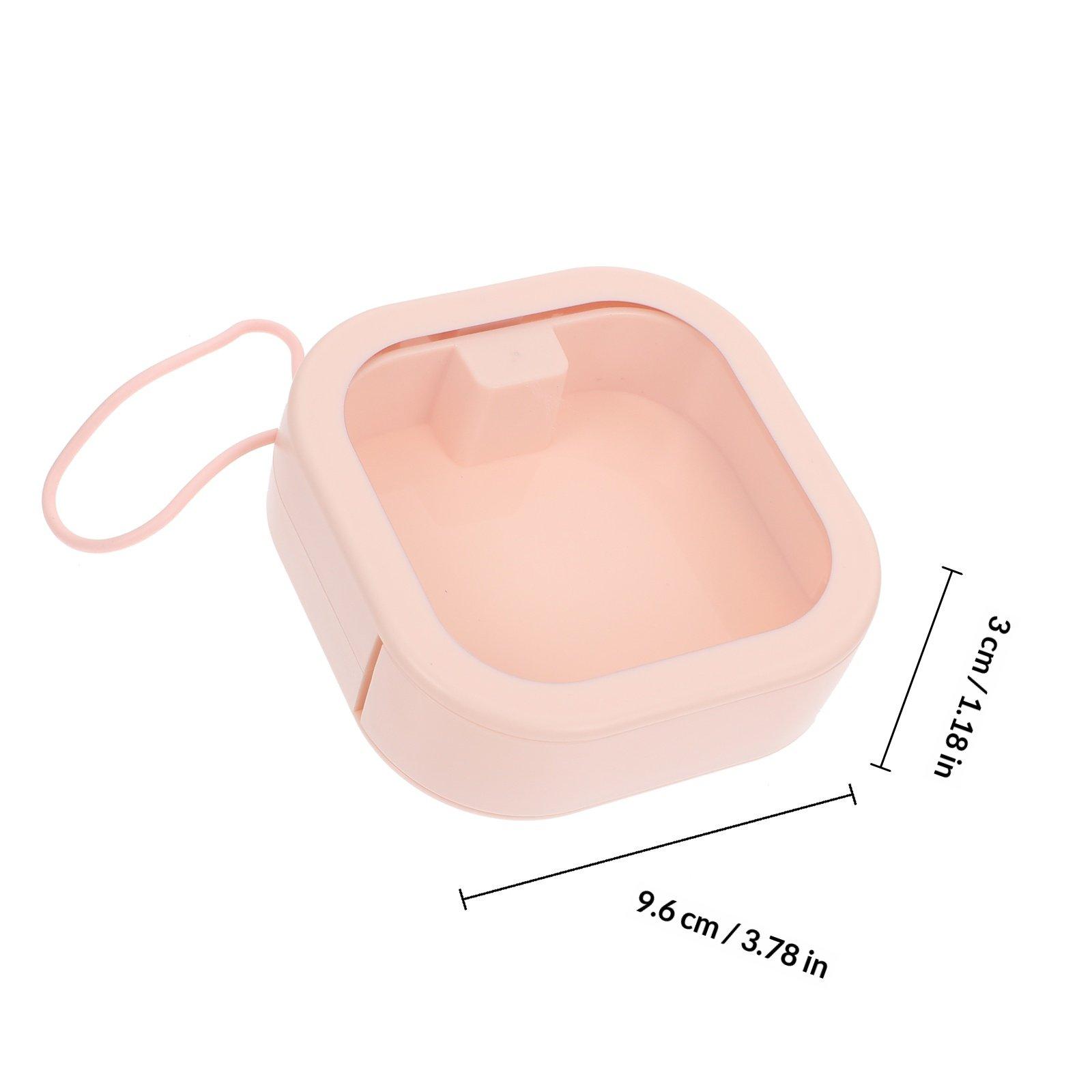 

1Pcs Portable Braces Storage Box High-Quality ABS Tpe Denture Orthodontic Retainer Holder Lightweight Pocket-Friendly Daily Use красный