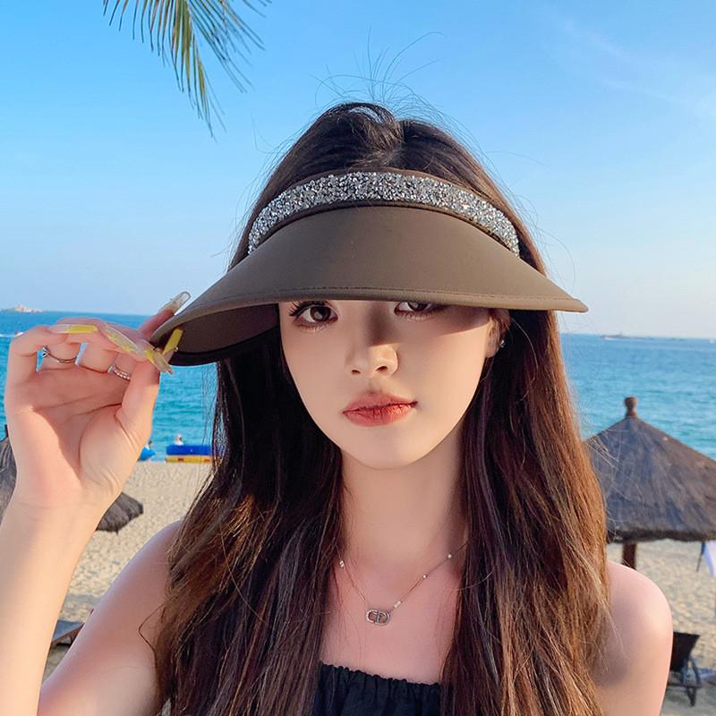 Sparkling Open Top Sun Hat For Beach And Outdoor Activities