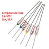 TF Thermal Fuse RY 65C 70C 75C 80C 85C 90C 100C 110C 120C 130C 152C 165C 172C 185C 192C 216C 240C 280C 300C Temperature Fuse