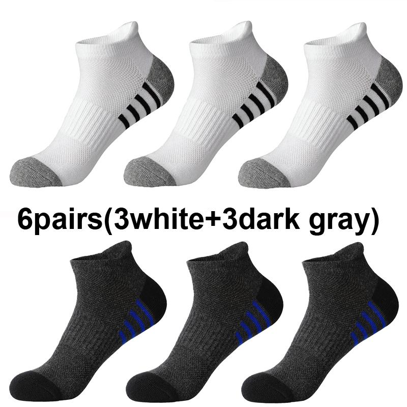 12 Paar Herren Plus Size Sportsocken EU39-46 Atmungsaktiv Bequem Schwarz Weiß Freizeit Outdoor Kurze Socken für Herren