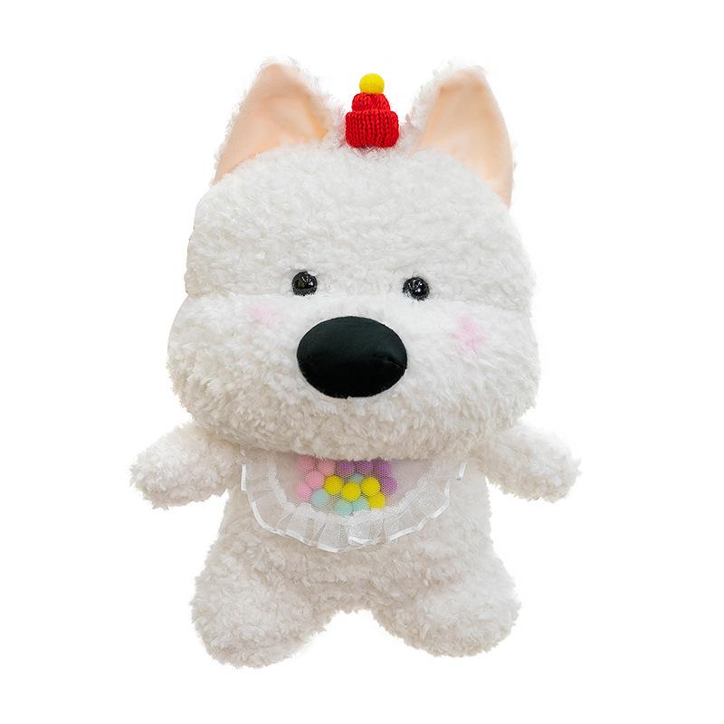 Simulated West Highland Plush Toys Children Sleeping with Puppy Doll Living Room Ornaments Claw Machine Boutique Doll