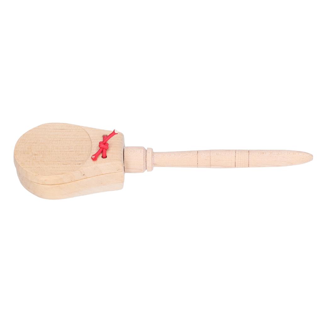 Castanets Safe Wood Material Soft Sound Portable Developing Musical Sense Educational Hand Castanets Toys for Kids