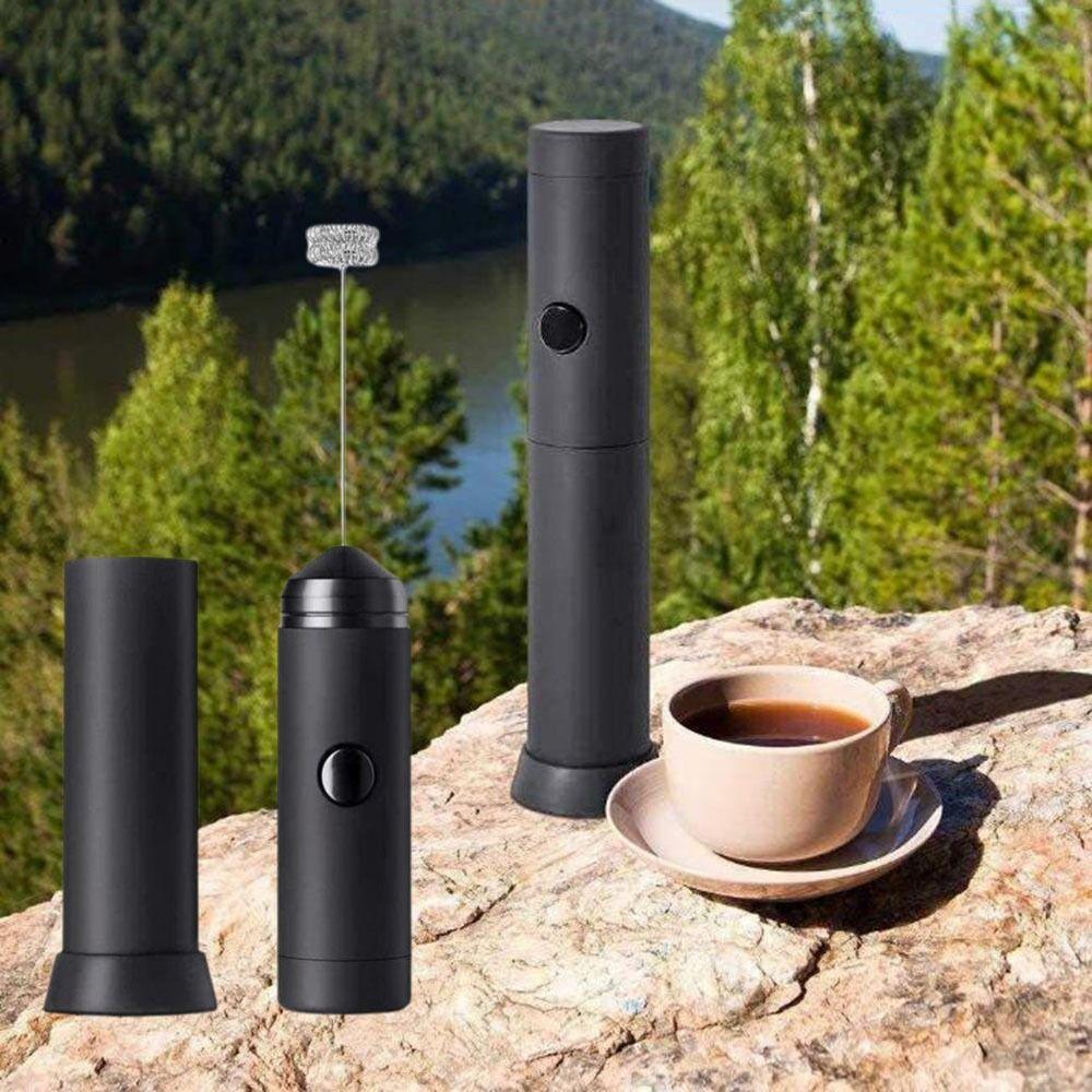 Plastic Electric Milk Frother Handheld Milk Foaming Machine Coffee Foam Maker  Travel