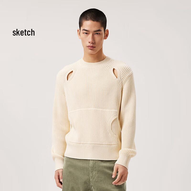 

SKETCH Men s 2024 Spring Cotton Pullover Knit Sweater L
