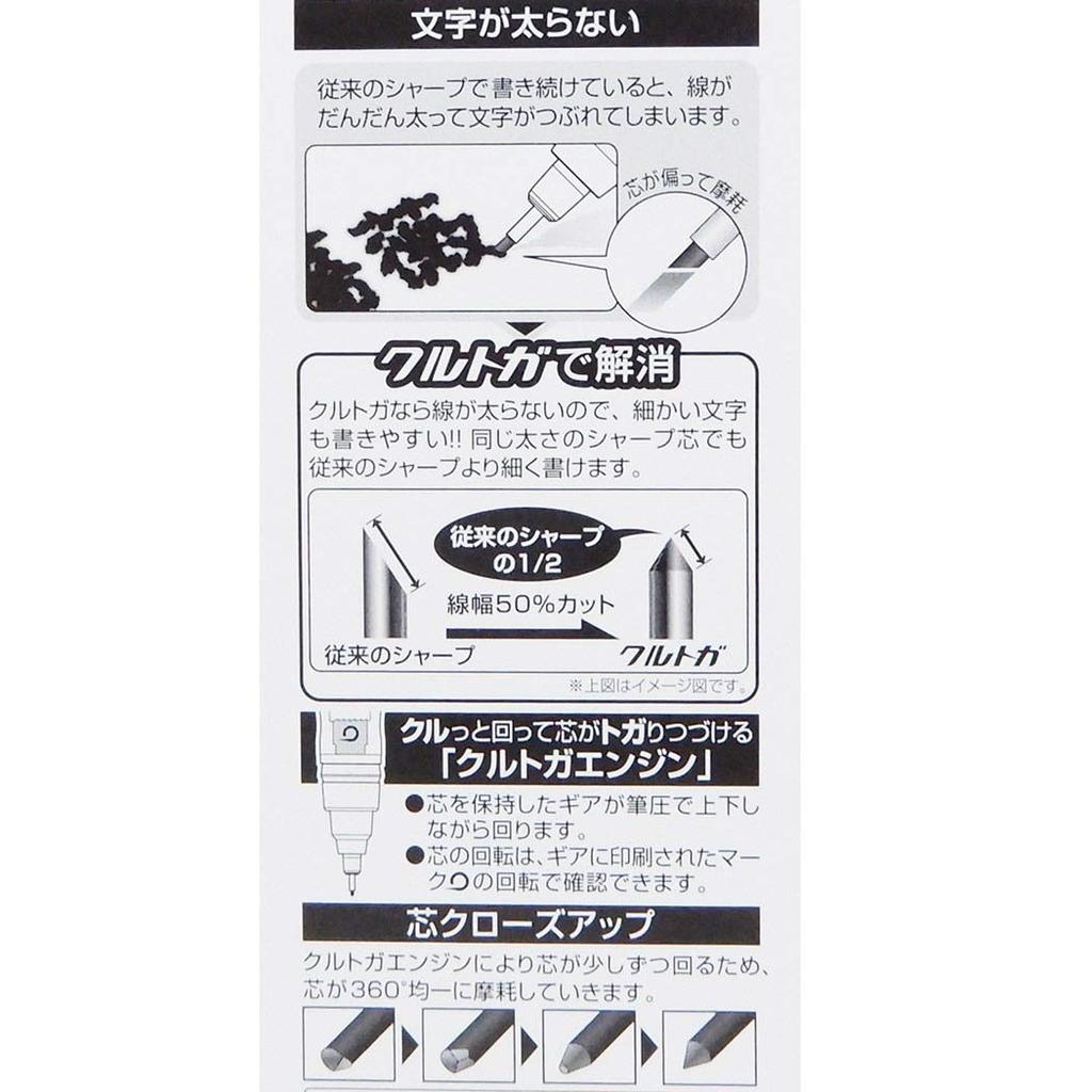 Mechanical Pencil KURUTOGA Kurutoga Sharp [PRETTY CHERRY] 0.5/2020SS