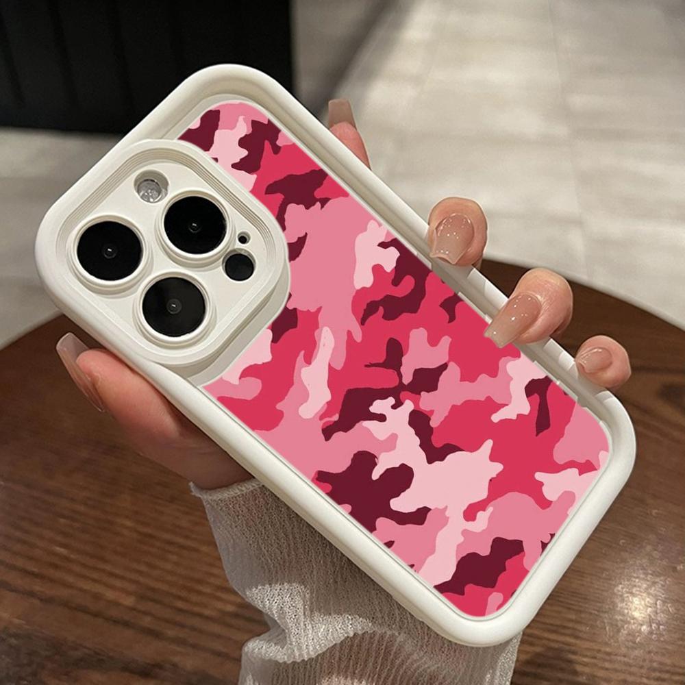 LZ6 Camouflage Camo Design Silicone Phone Case for Xiaomi 11 Lite 5G 14T Redmi 14C 13C A3 Note 12 11 9 10 13 Pro Plus Shockproof Back Cover