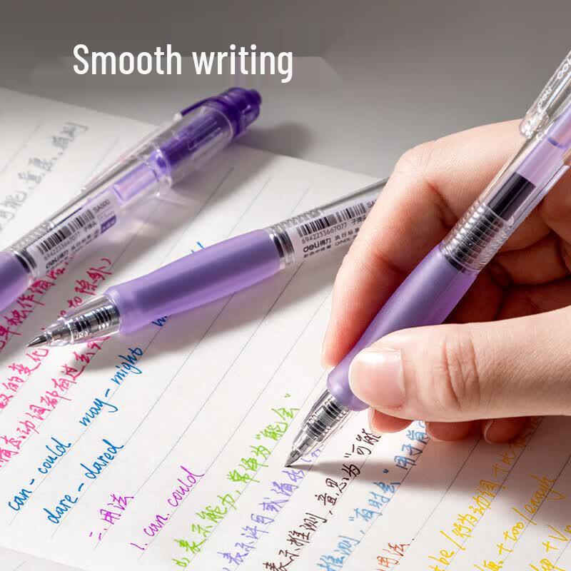 Deli 0.5mm Bullet Tip Retractable Gel Pen