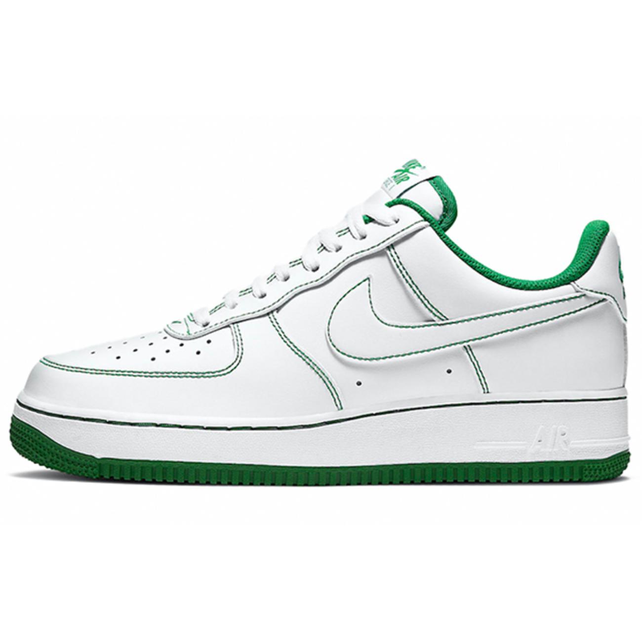 

Nike Air Force 1 07 Contrast Stitch White Pine Green Sneakers CV1724-103 44.5