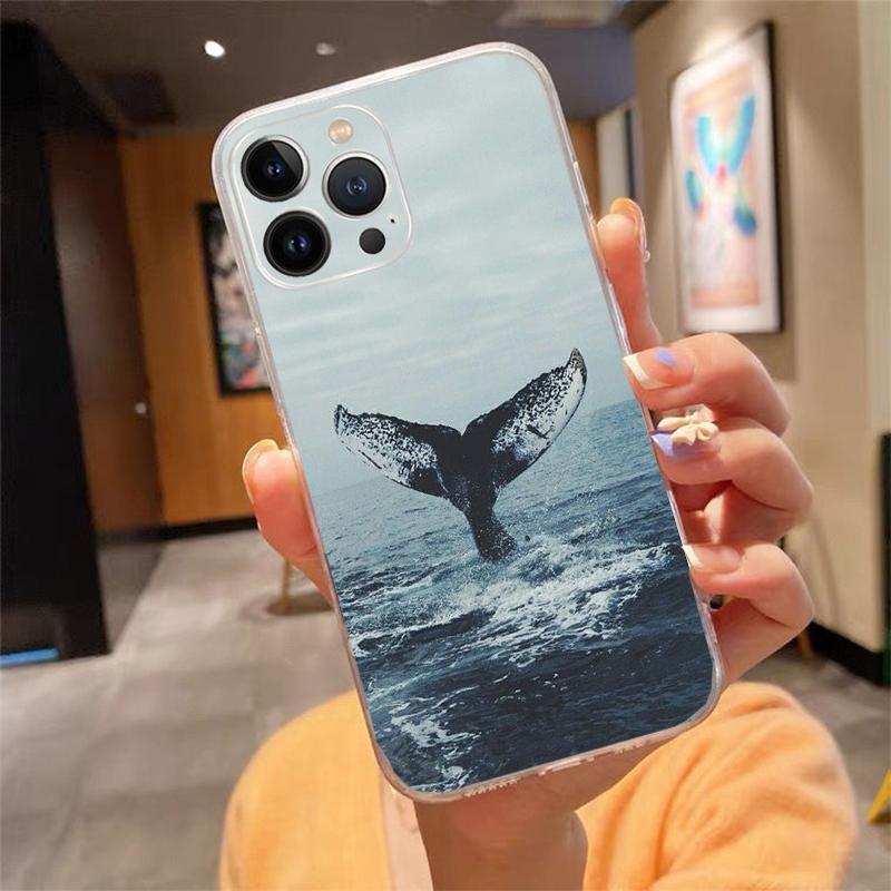 Phone Case For iphone 17 Air 17 Pro Max 16 15 14 13 Pro Max 15 16 Pro 15Plus Ocean Whale Shark