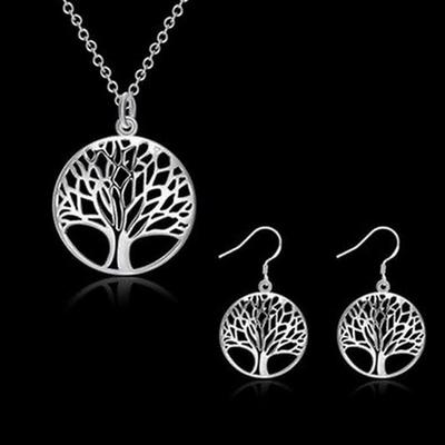 Elegant European and American Tree of Life Earrings