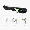 4M Windproof Tent Rope With Luminous Tensioner Awning Rope High-Strength Guy Lines Canopy Cord For Camping Tent Accessories