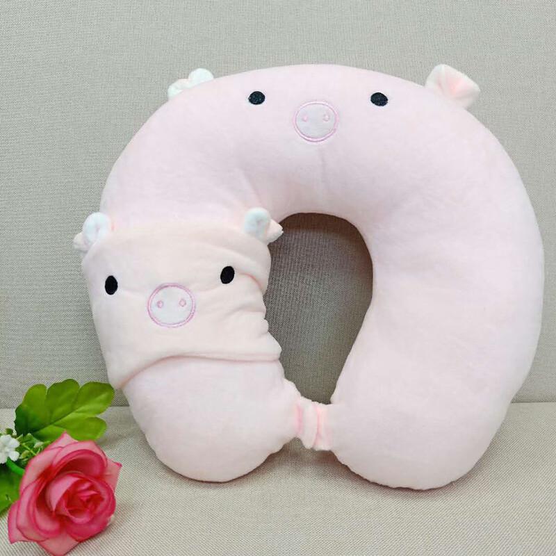 OEING U-shaped Cartoon Animal Travel Neck Pillow