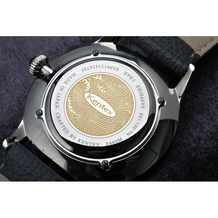 [Kentex] Watch Automatic ESPY Dress Open Heart Limited 188 E660M-01 Black
