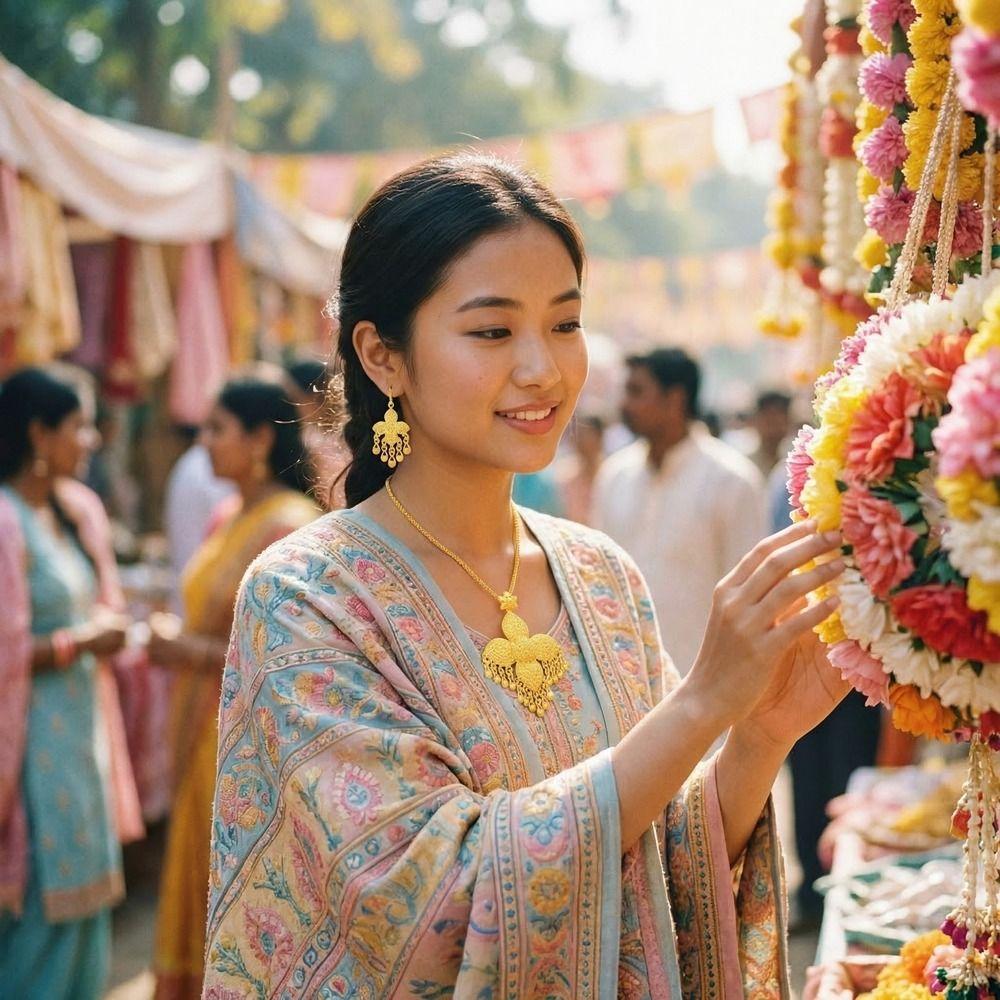 Zinc Zinc Alloy Necklace Earrings Set Ethnic Women Jewelry Suit Fashion Gold Plated Jewelry Set  Wedding