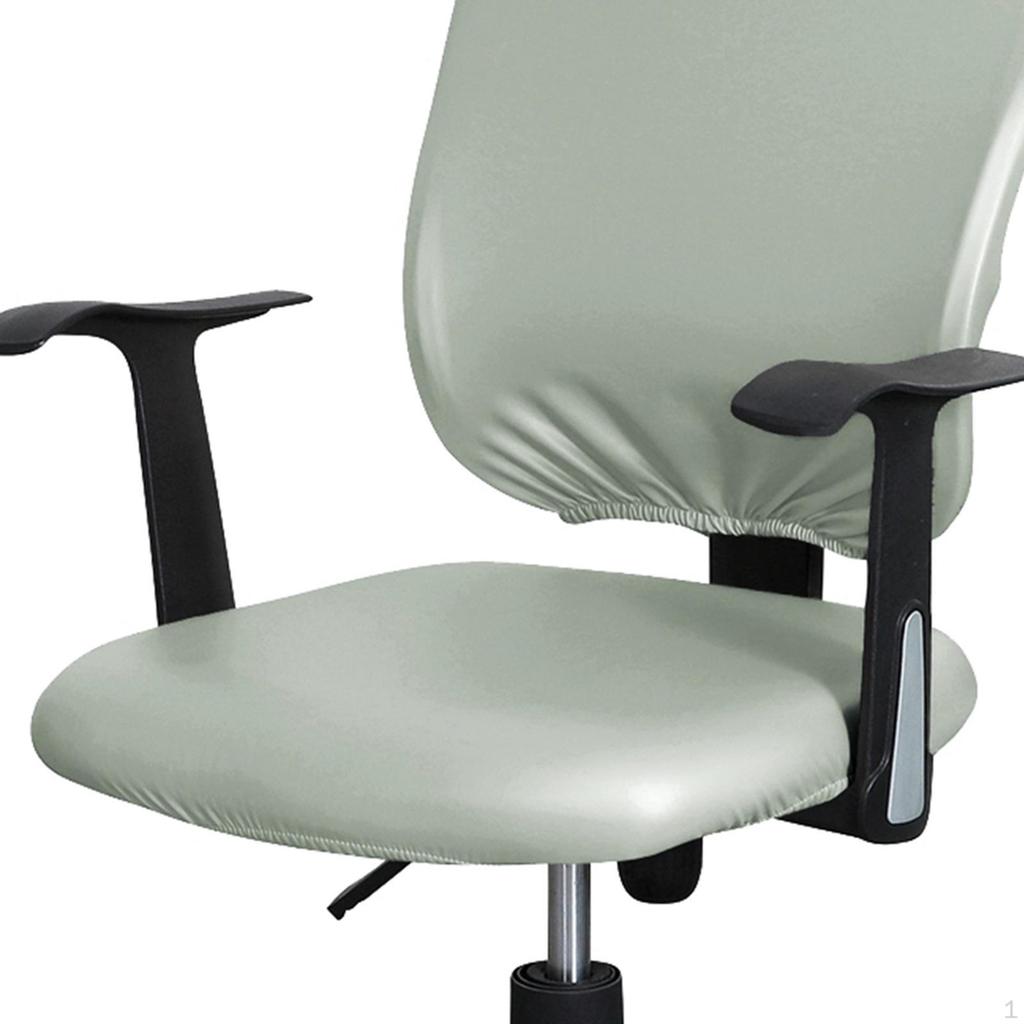 Office Chair Cover Stretch Removable Rotating Protector Waterproof Oilproof Computer Desk