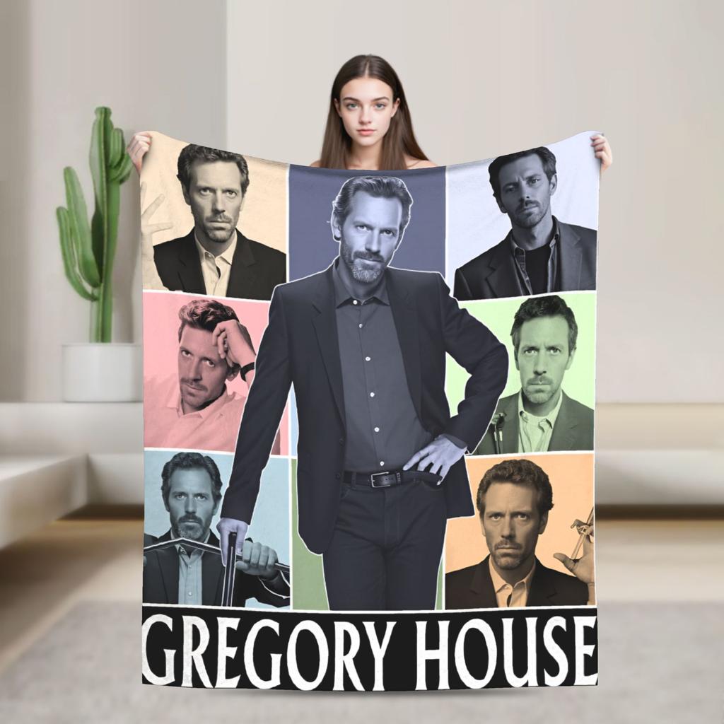 Cute House MD James Wilsons Knitted Blanket Plush Throw Blankets Bedding Couch Decoration Ultra-Soft Warm Bedspread