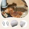 Hanging Poultry Feeder Chicken Waterer Large Capacity for Ducks, Geese Lightweight Accessory