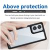 For Motorola Edge 50 Fusion 5G Case TPU+Acrylic Transparent Back Panel Phone Cover