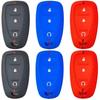 Silicone Car Key Case Holder Shell Soft Remote Cover Protector for Chevrolet Cruze Aveo Malibu Cruze Spark Sail Flip Key Bag Set