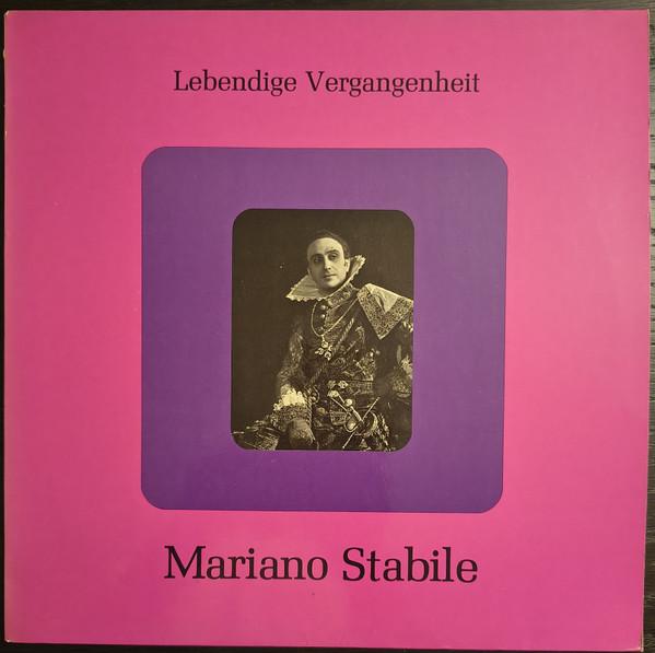 

Виниловая пластинка MARIANO STABILE Lebendige Vergangenheit Mariano S LV288 Lebendige Verga 1999 Австрия Классическая Б/у