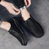 Fashion2024 New Lace-Up Male Shoes Vintage Men's Business Footwear All-match Men Casual Walking Shoes Leather Fashion Wedding Shoes Men